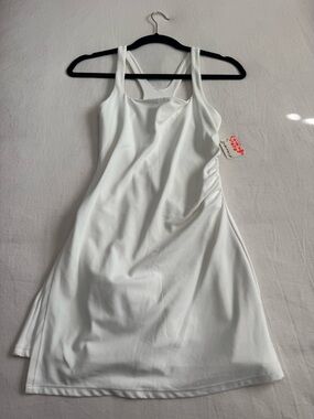 Free People Movement White Racerback Tennis Dress